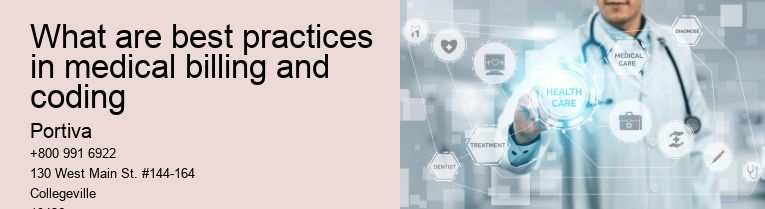 What are best practices in medical billing and coding